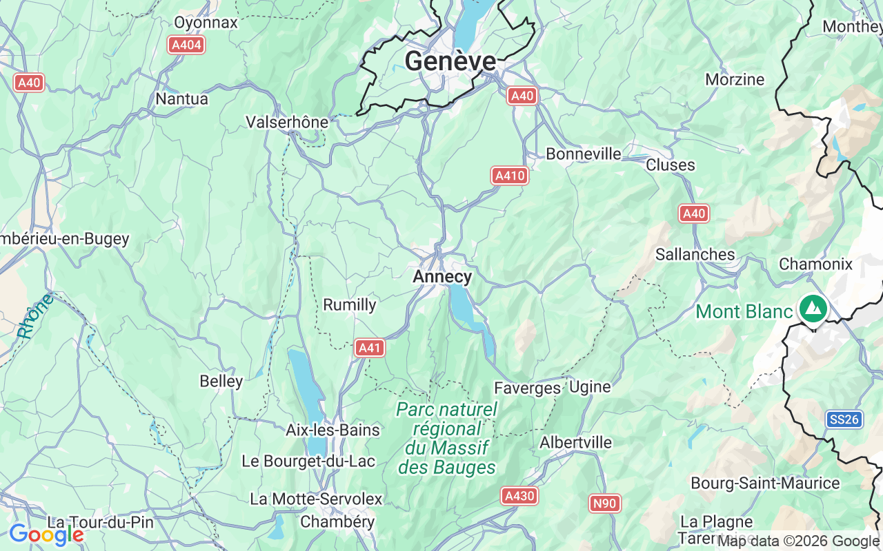 De locatie van Motorboot: Saint Jorioz, Annecy