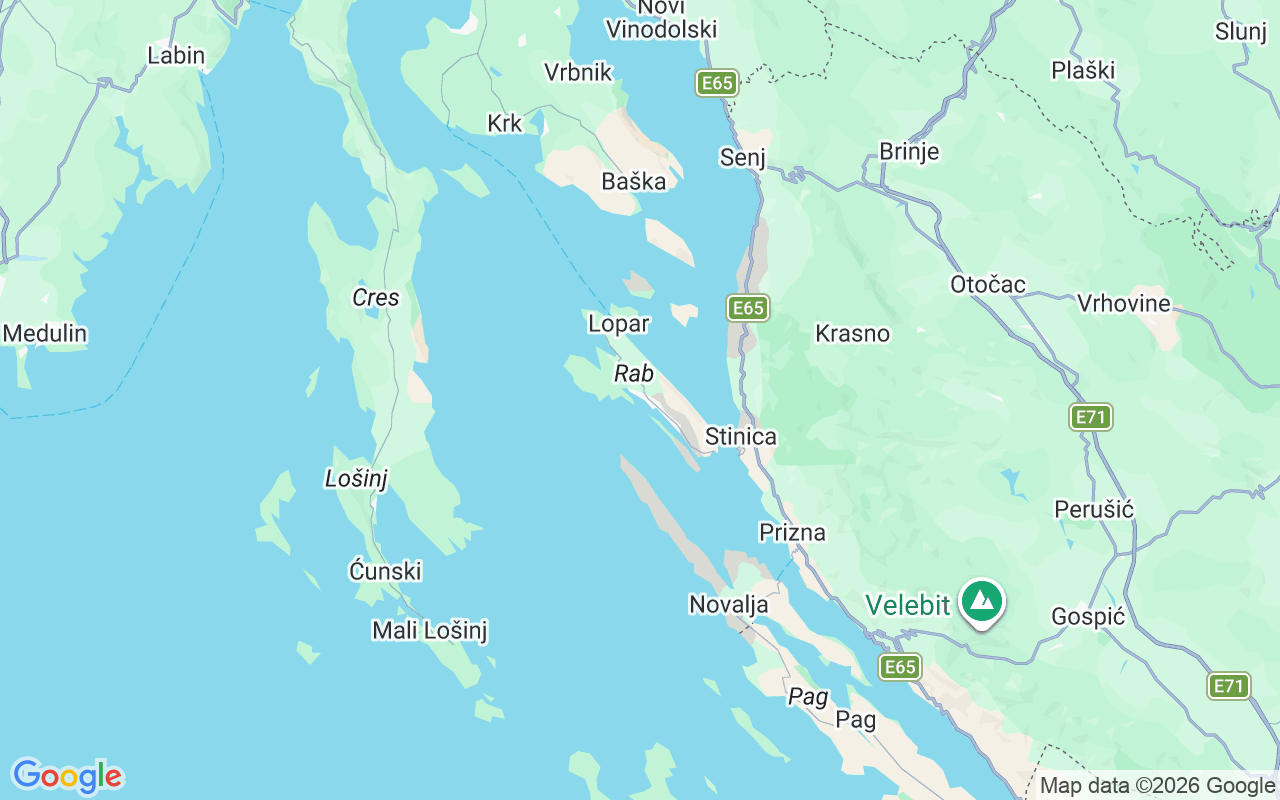Localização do(a) Lancha: Supetarska Draga, Rab