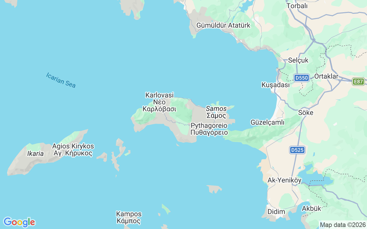 Location of the RIB: Marathokampos, Samos Prefecture
