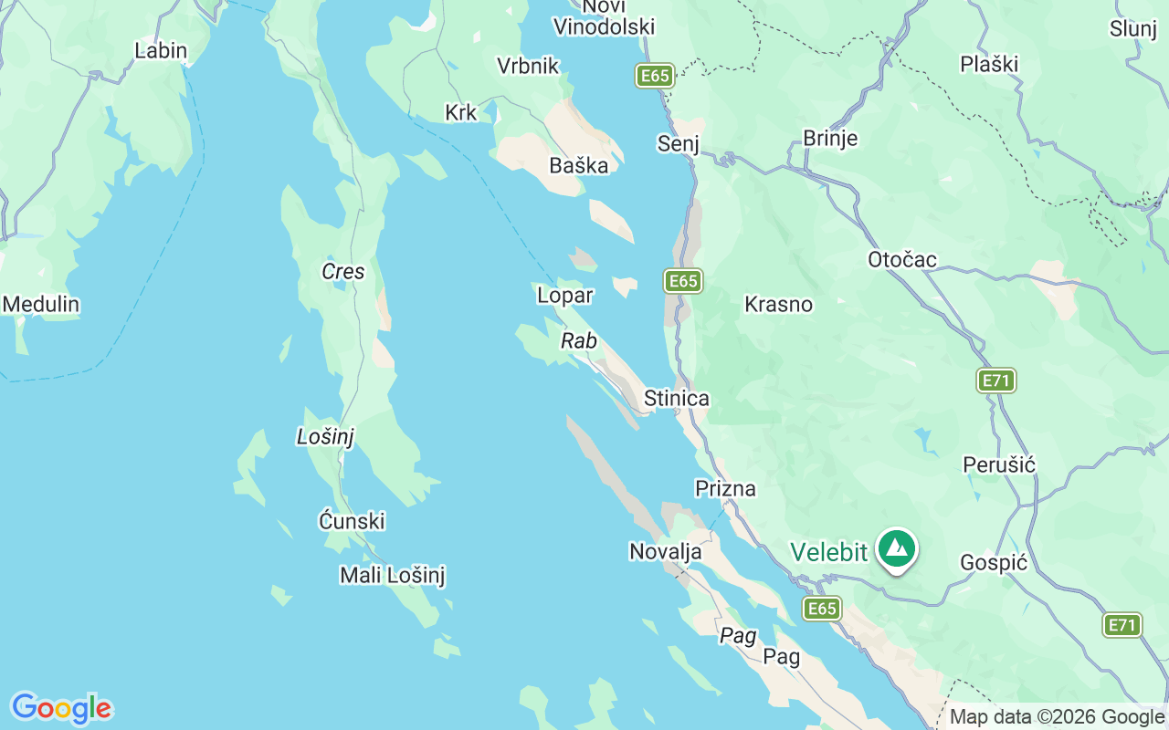 Location of the Motorboat: Supetarska Draga, Rab