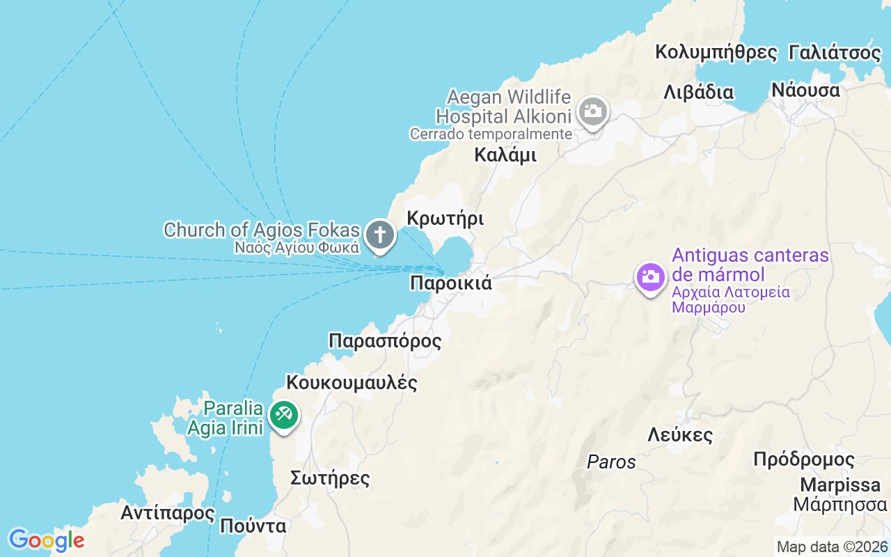 Ubicación Neumática: Port Paroikia, Paros 844 00