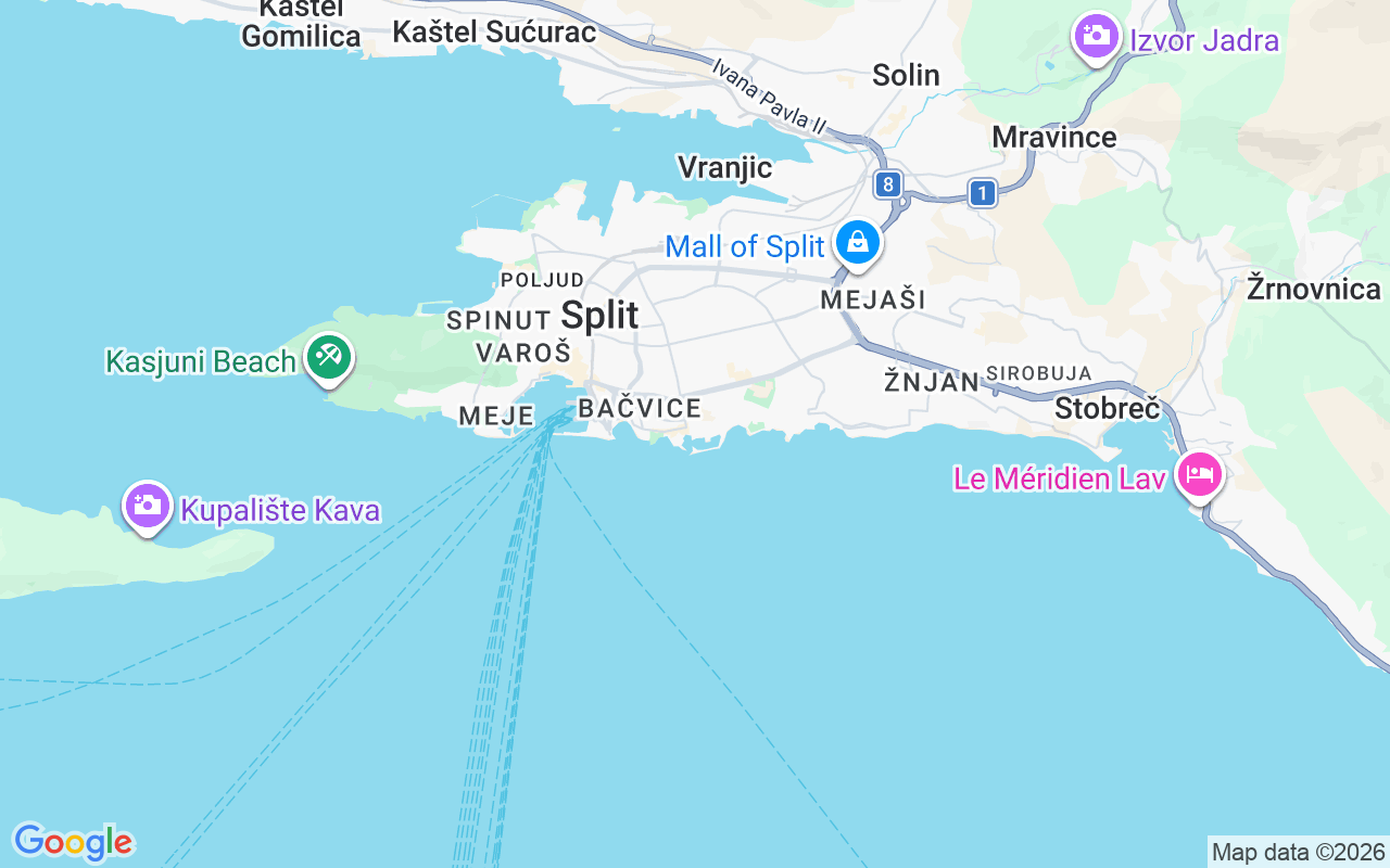 Ubicación Catamarán: Marina Zenta, Split