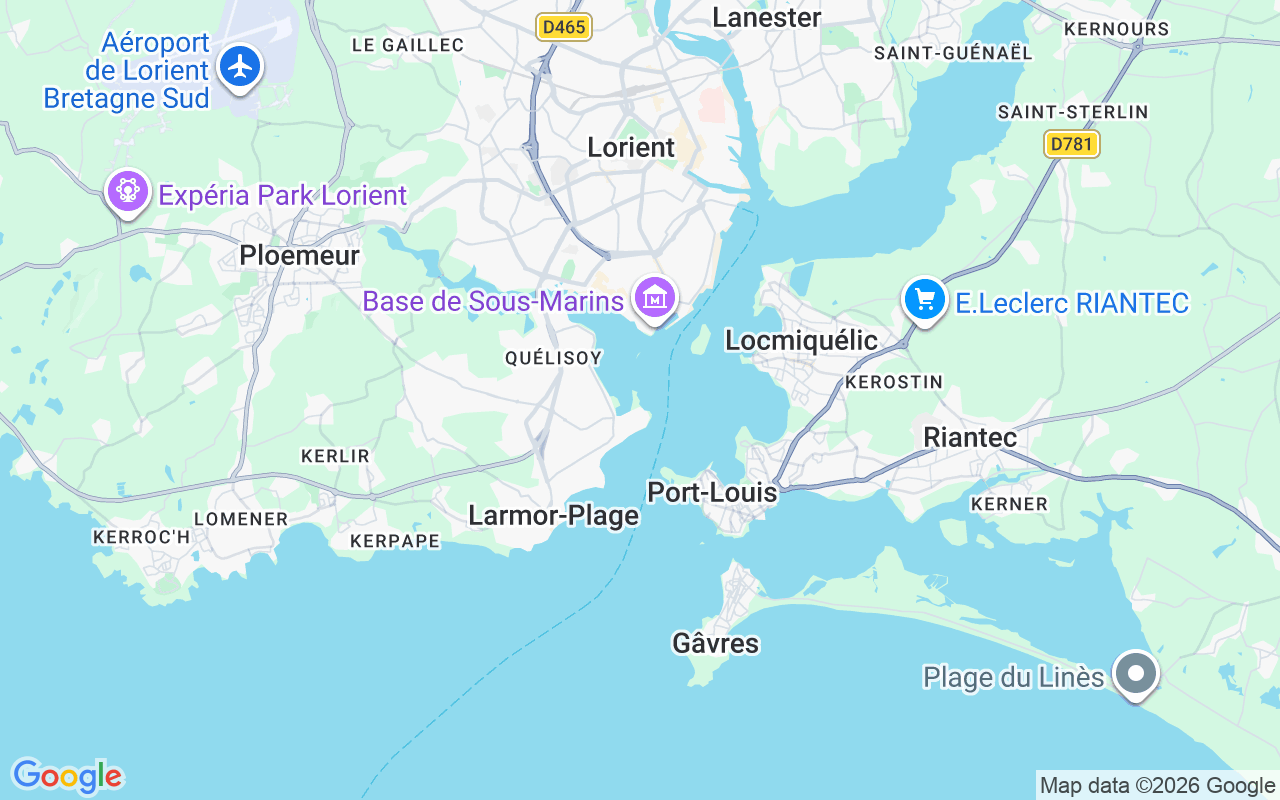Ubicación Neumática: Port De Kernevel, 56100 Lorient