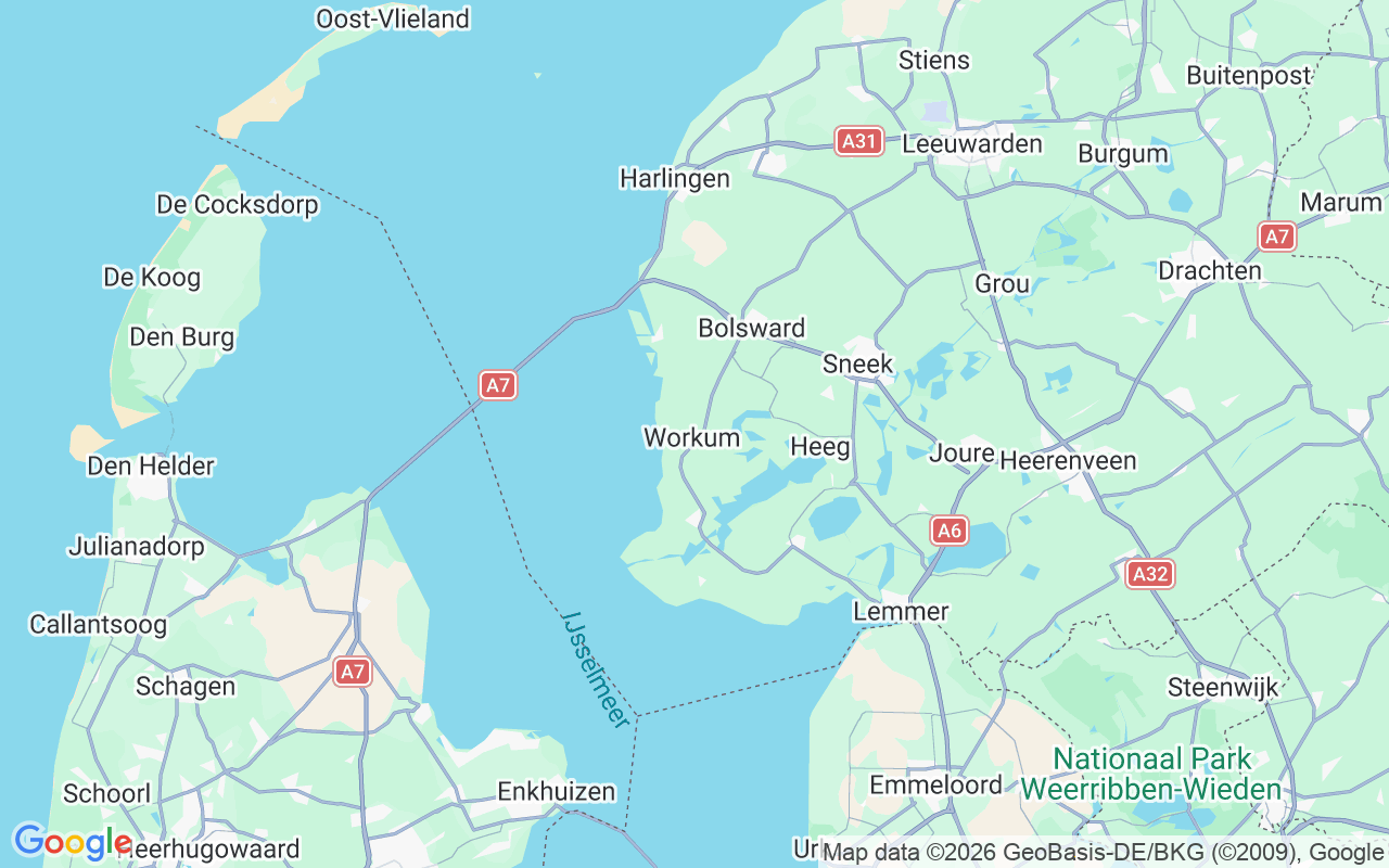 Ubicación Velero: Nijhuizum, Workum