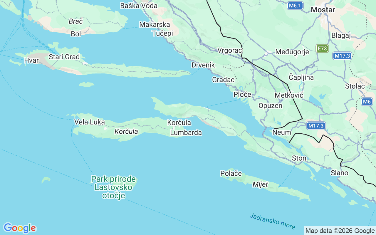 Liegeplatz RIB: 20250, Kroatien
