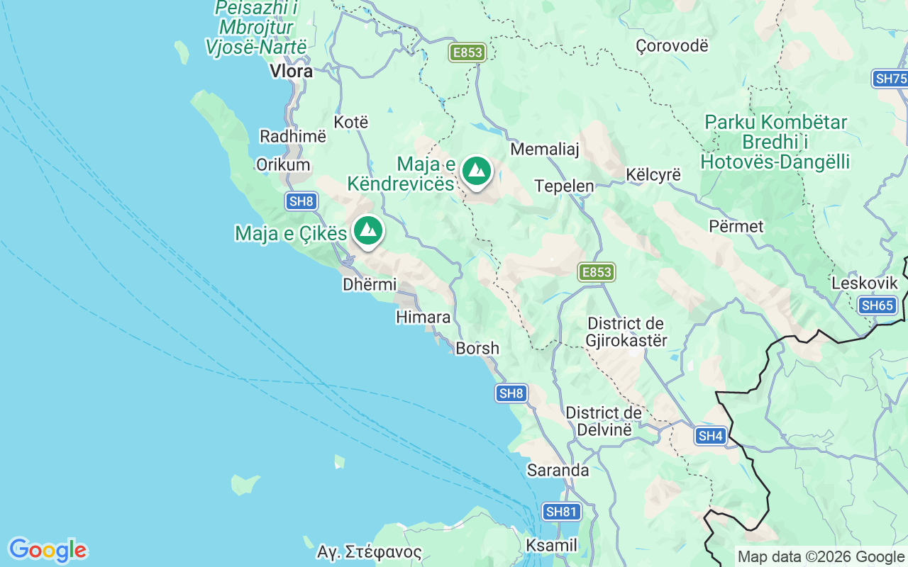 Emplacement du Semi-rigide: Porto Di Valona,Triport, District De Vlorë