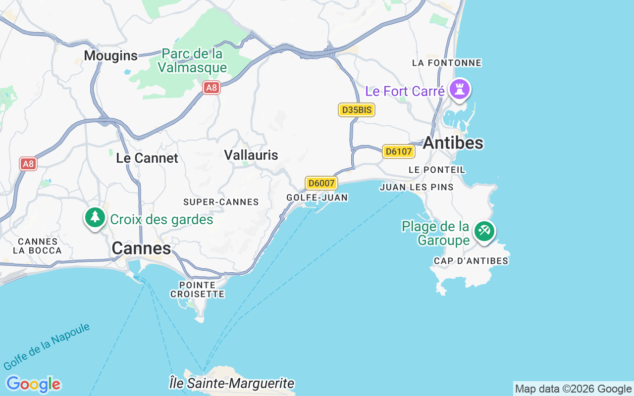 Emplacement du Semi-rigide: Port Camille Rayon, Golfe Juan