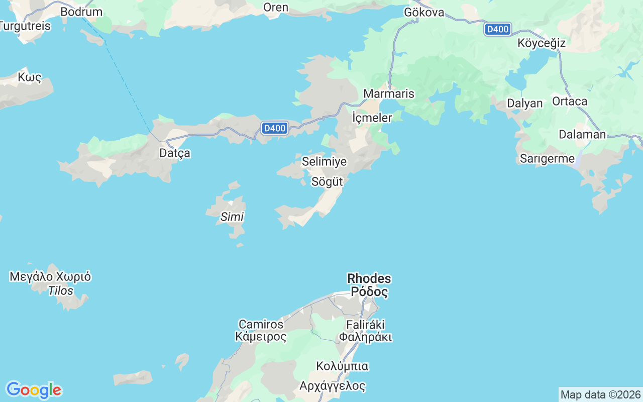 Emplacement du Goélette: Bozburun Limanı, Bozburun