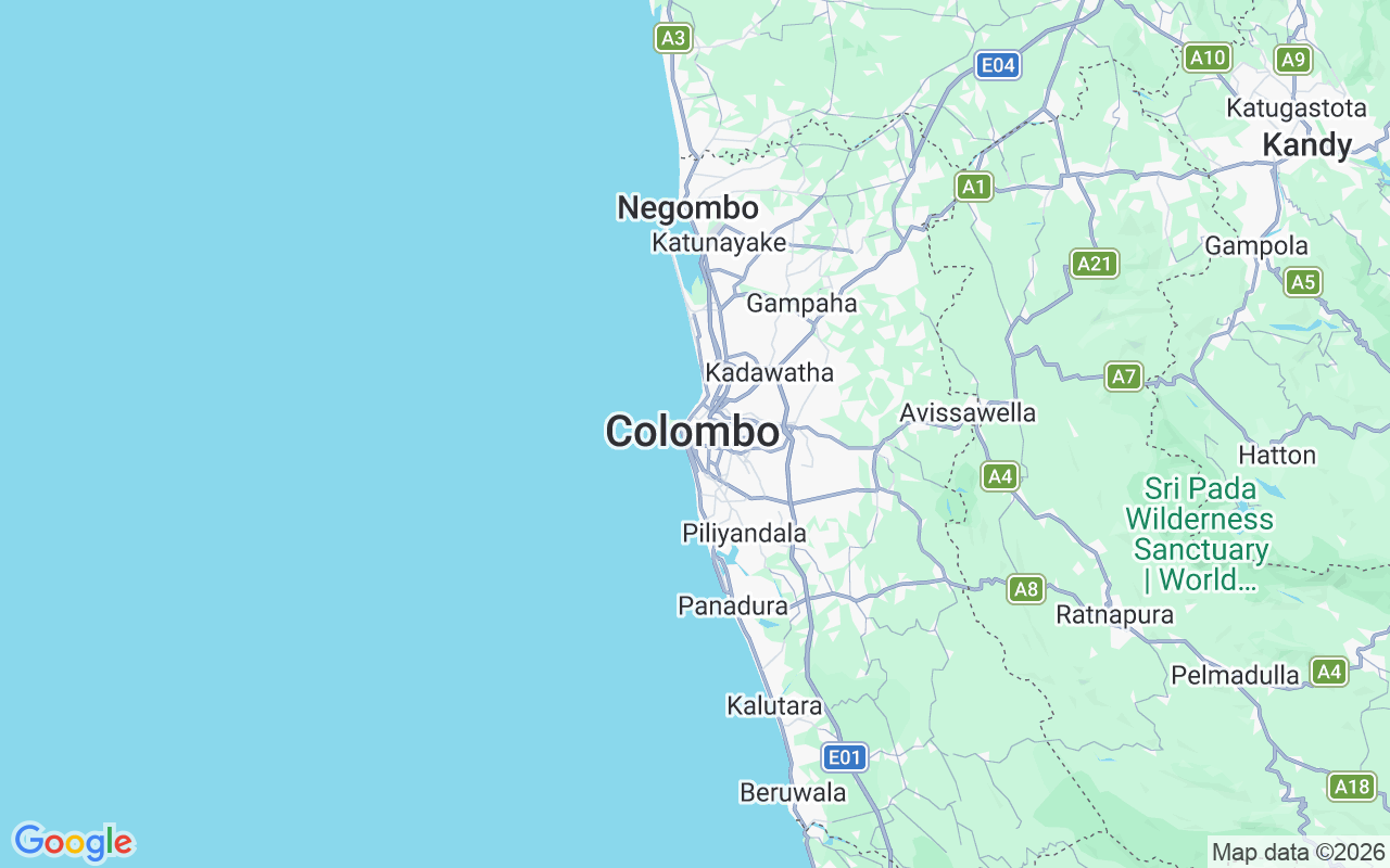 Location of the Sailboat: Port City, Colombo