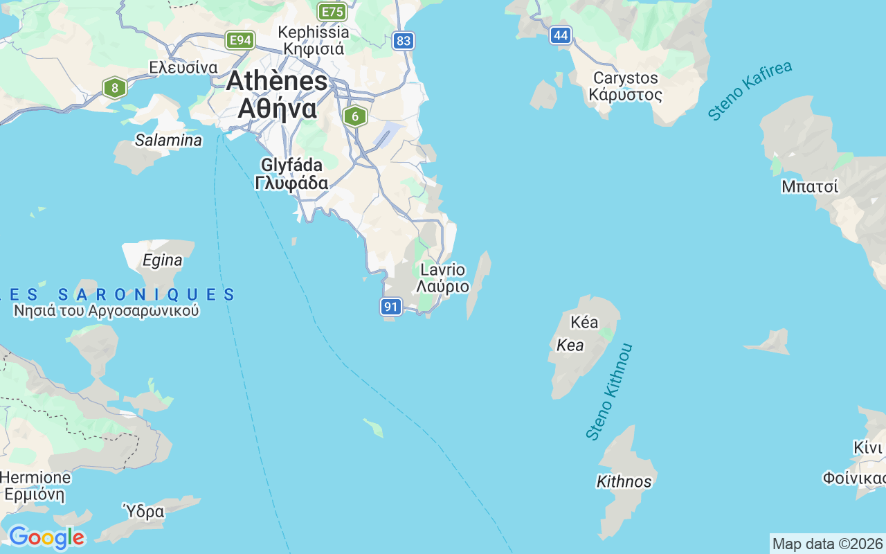Emplacement du Catamaran: Lavrio, Grèce