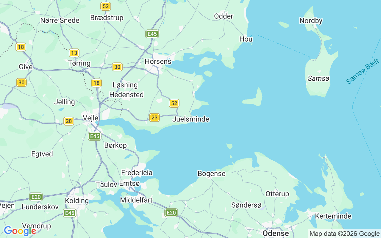 De locatie van Zeilboot: Juelsminde, 7130 Juelsminde