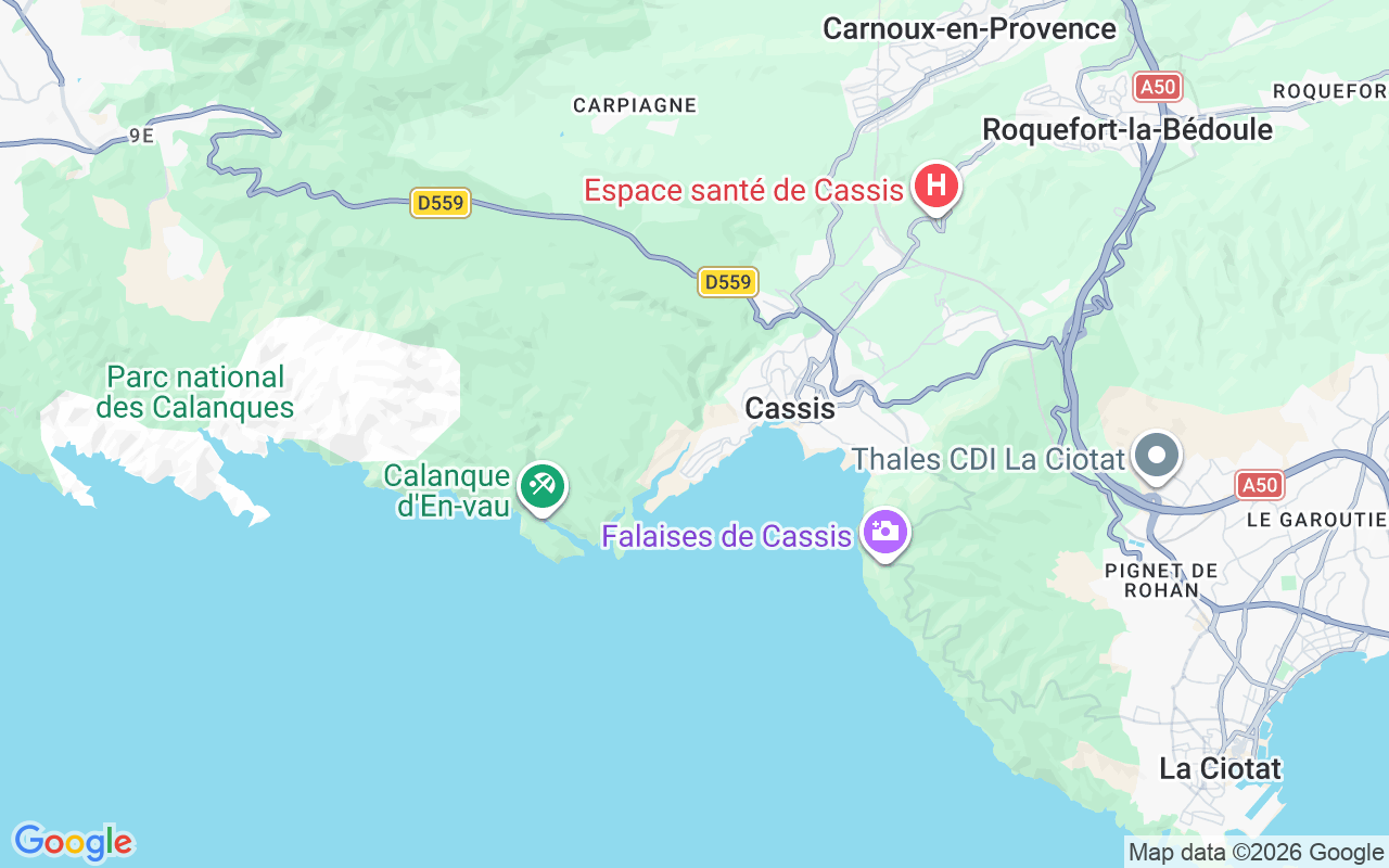 Emplacement du Voilier: Port Miou, 13260 Cassis