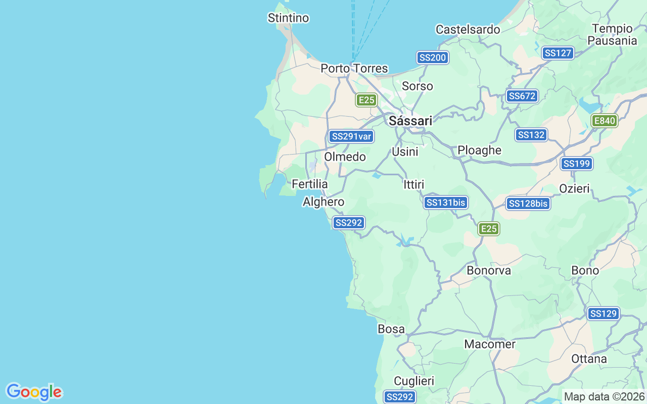 Localização do(a) Barco sem licença: Porto Canale Fertilia, Alghero