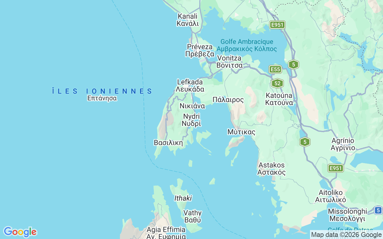 Emplacement du Catamaran: Nydri, Grèce