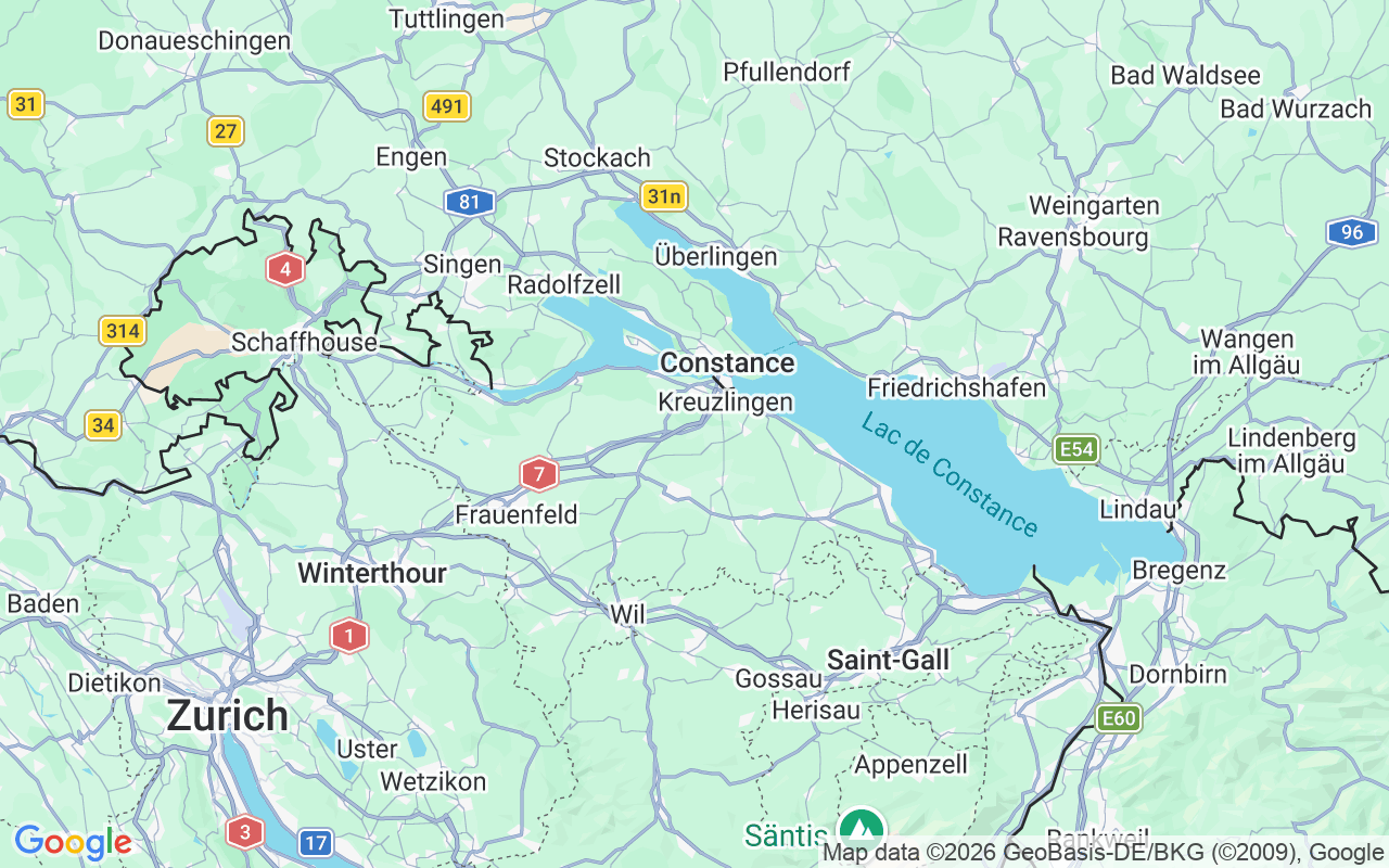 Emplacement du Semi-rigide: Kreuzlingen, District De Kreuzlingen