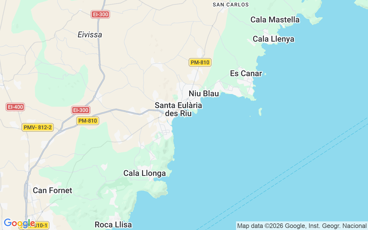 Location of the RIB: Marina Santa Eulalia, Eivissa