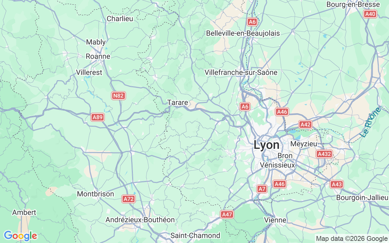 Emplacement du Semi-rigide: Sévrier, 69490 Ancy