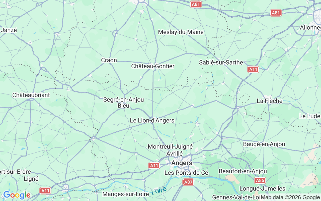 Liegeplatz Hausboot: Chenillé-Changé, Chenillé-Changé