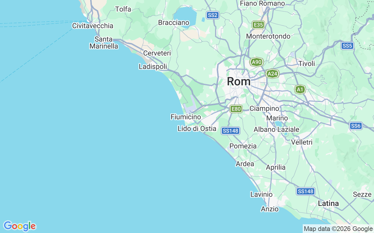 Liegeplatz Motorboot: 00054 Fiumicino, Italien