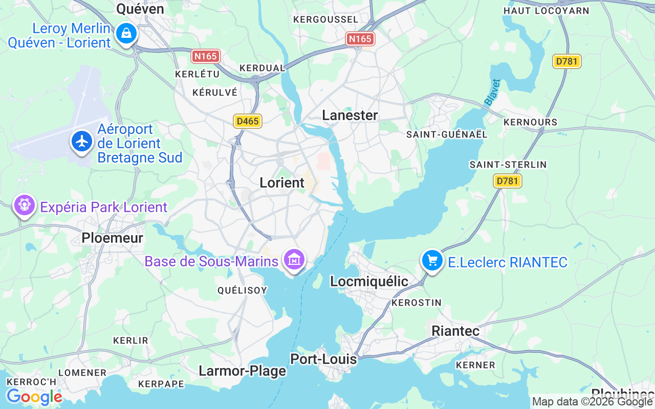 De locatie van Motorboot: Port De Plaisance De Lorient, 56100 Lorient