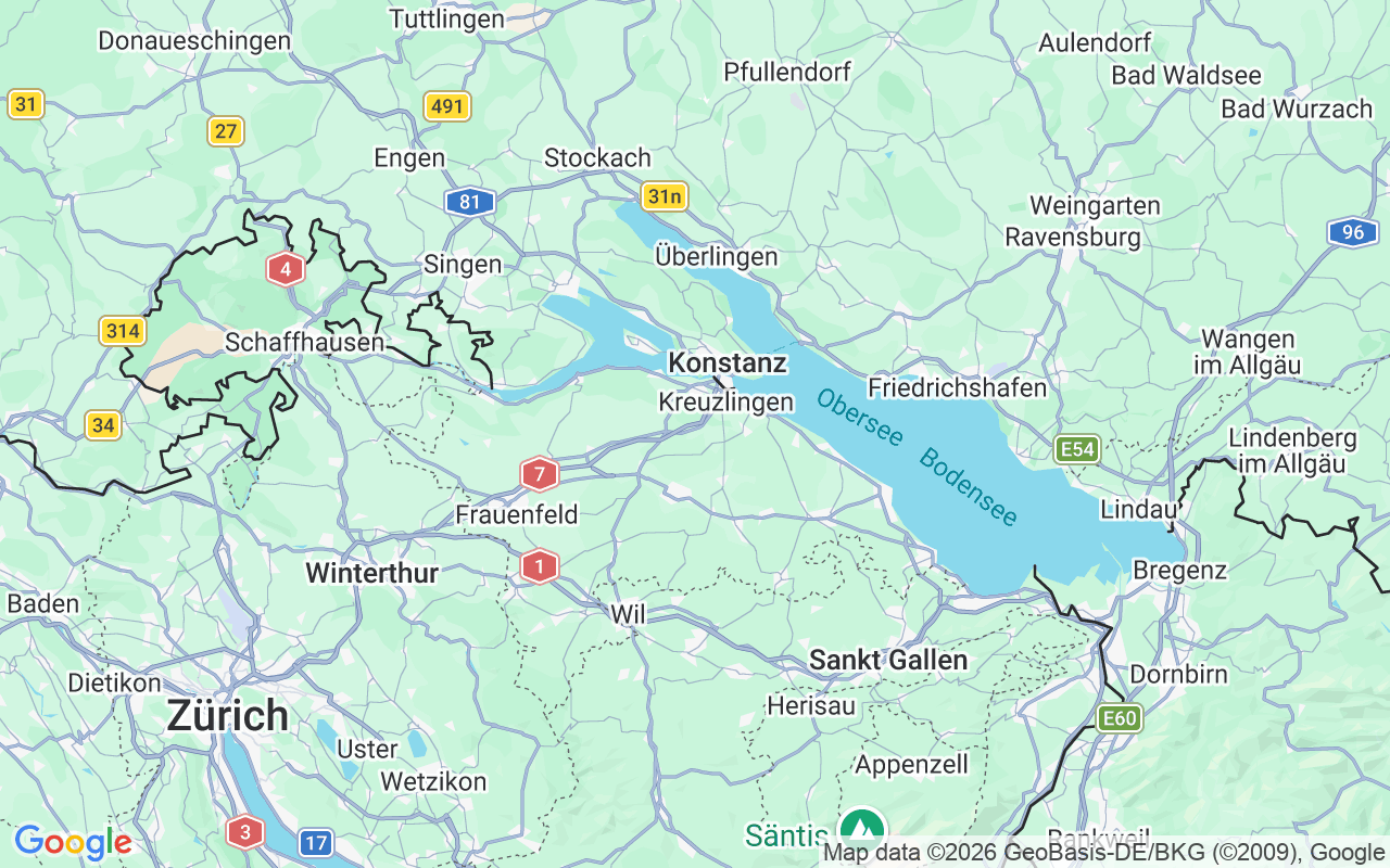 Plats för RIB-båt: Kreuzlingen, Kreuzlingen District