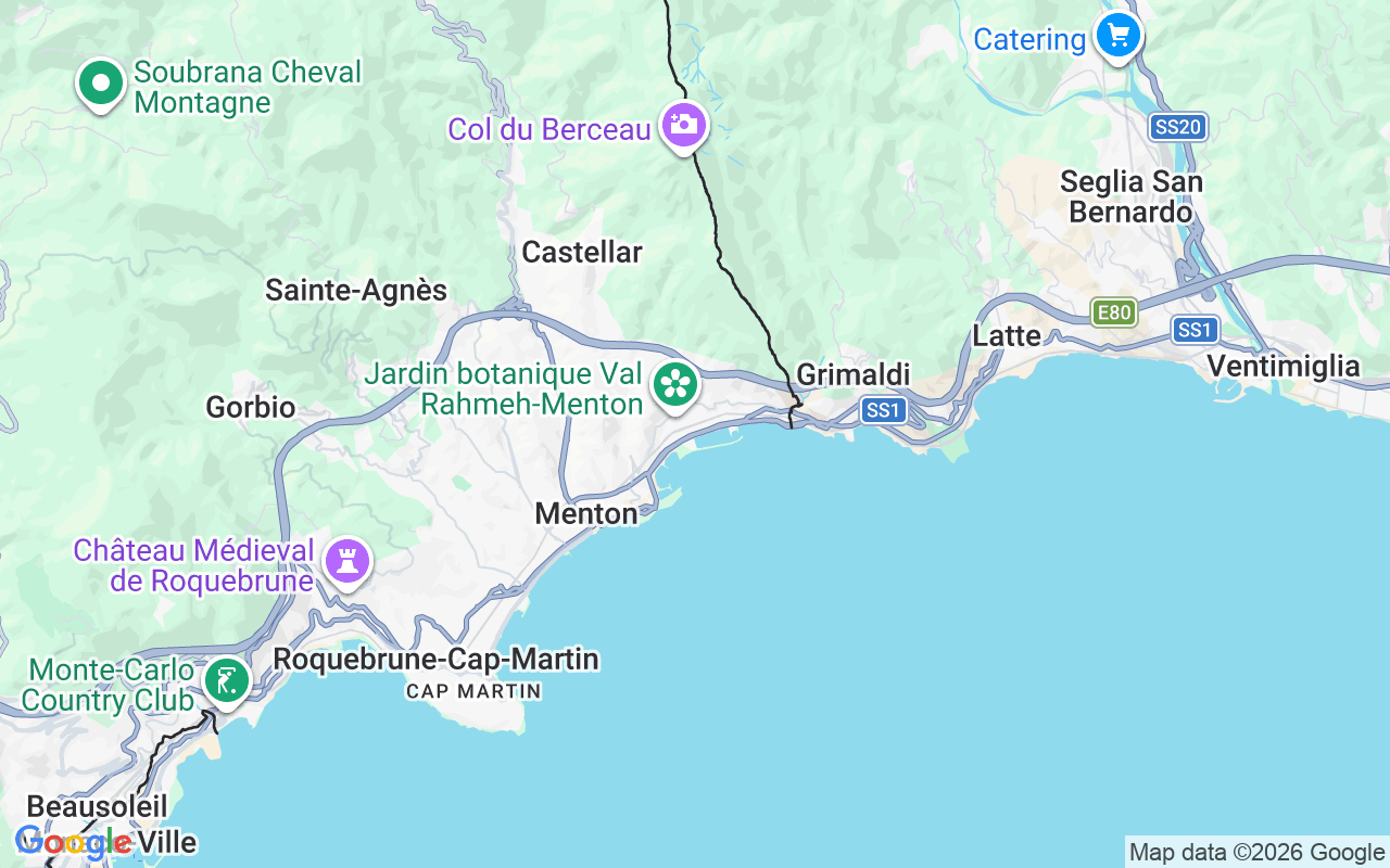 Localização do(a) Lancha: 06500 Menton, França