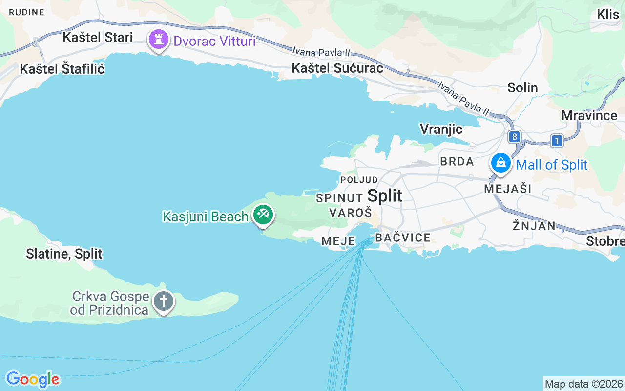 Plats för Segelbåt: Split, Kroatien