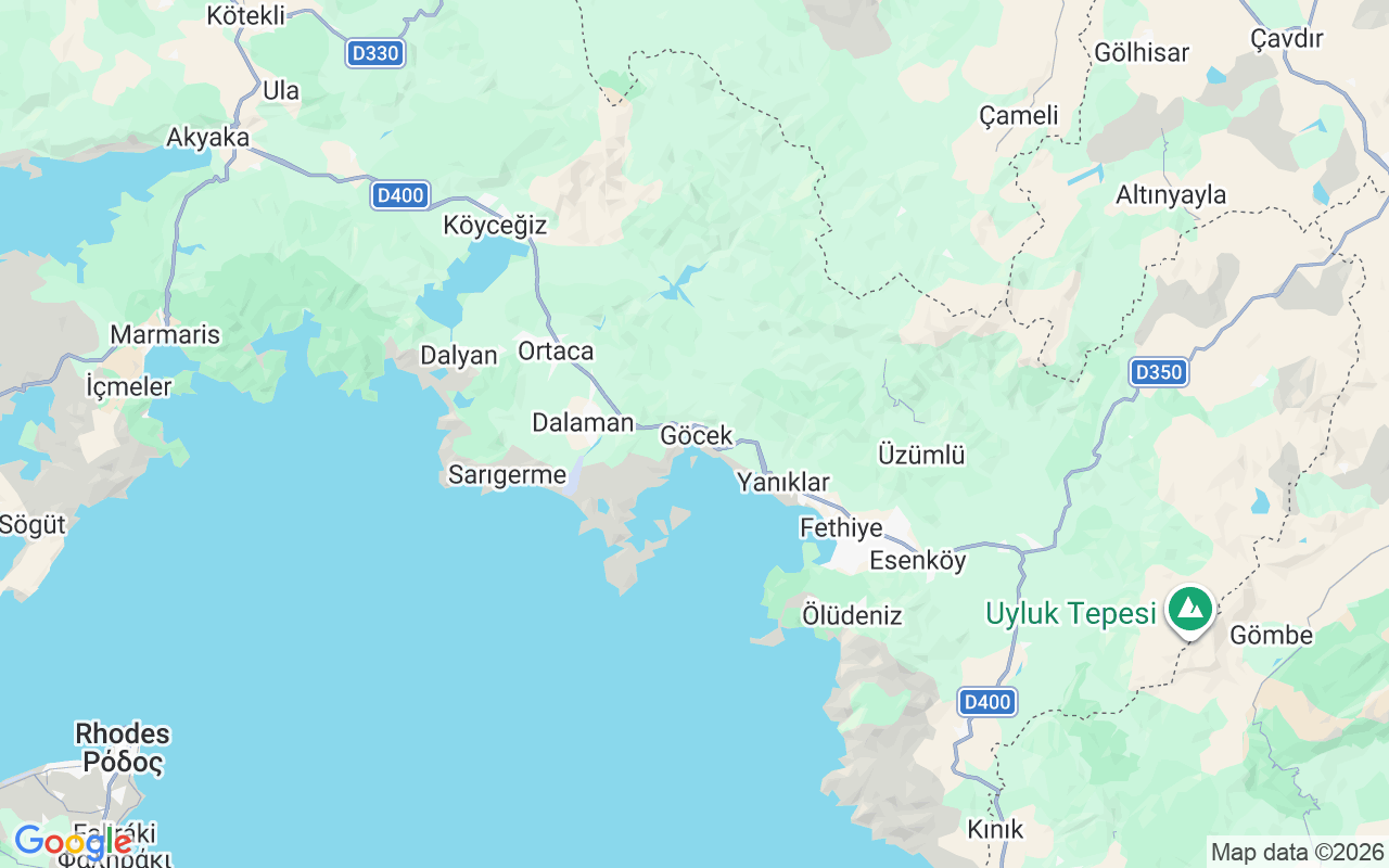Emplacement du Goélette: Göcek Marina, Göcek