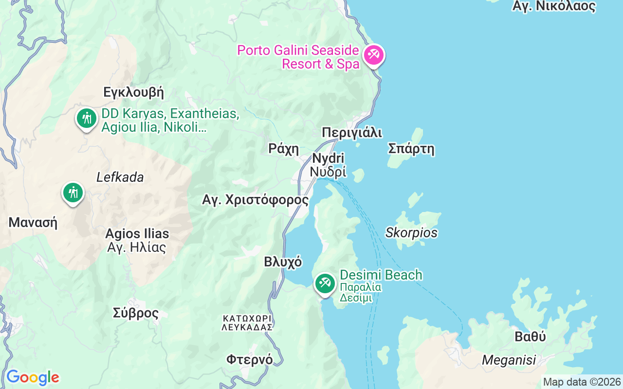 De locatie van RIB: Nydri Marine, Lefkada 311 00