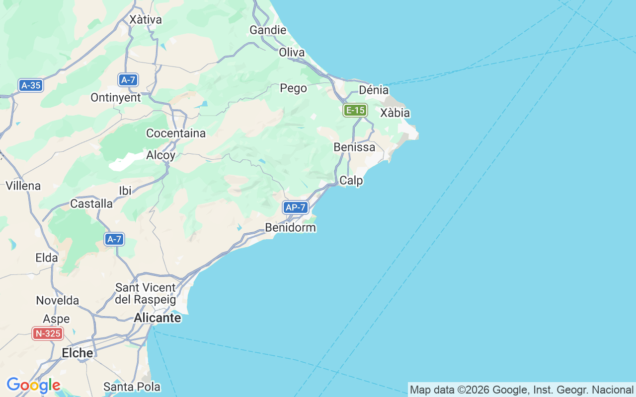 Emplacement du Voilier: C.n Altea, Altea