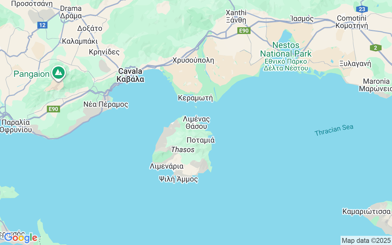 Localização do(a) Lancha: Limenas, Thasos 640 04