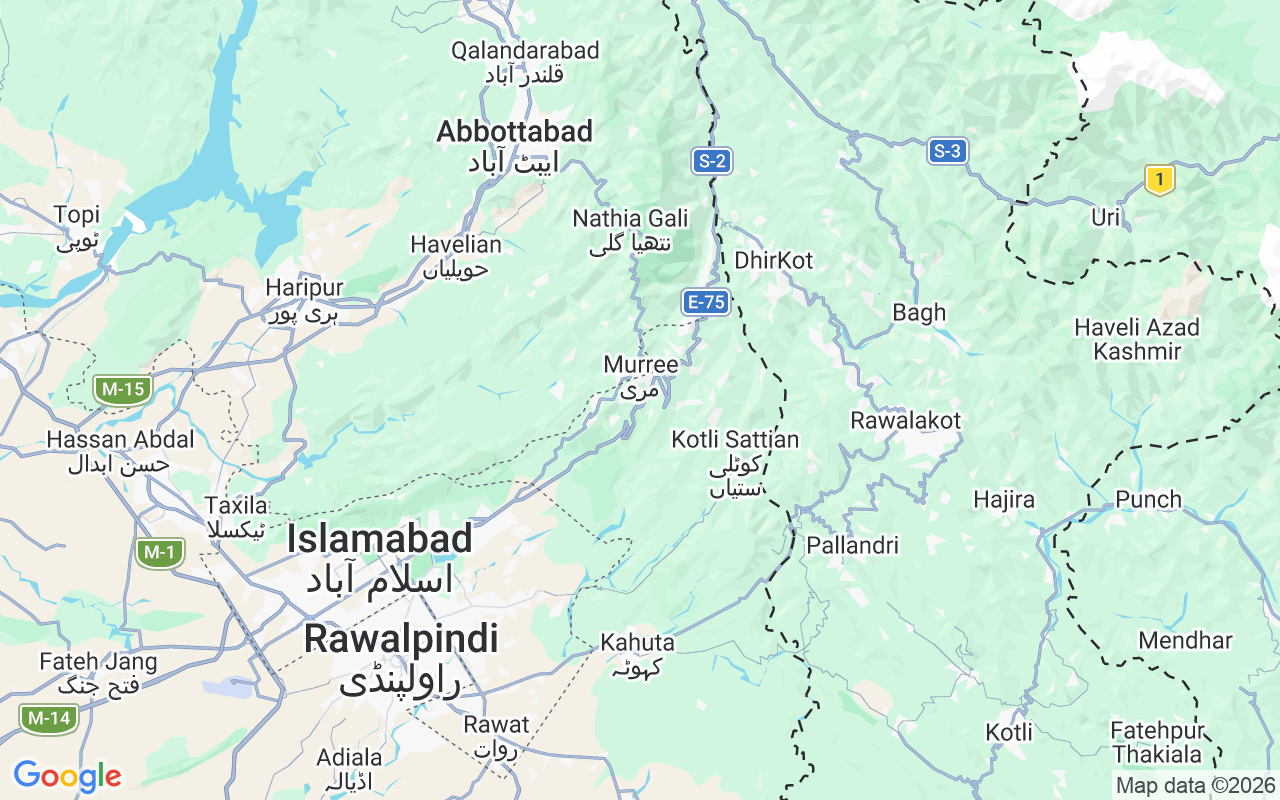 Ubicación Catamarán: Murree, Pakistán