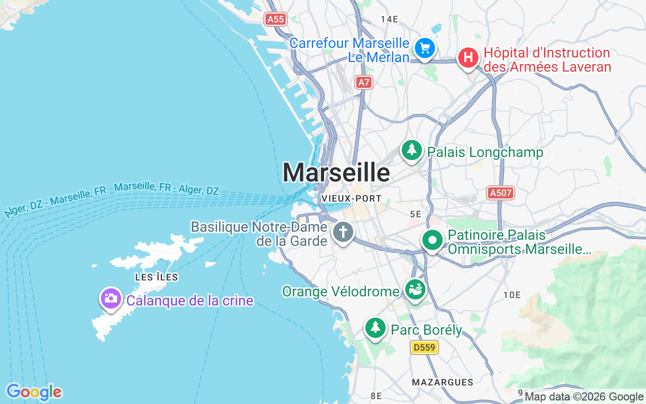 Plats för RIB-båt: Marseille, Frankrike