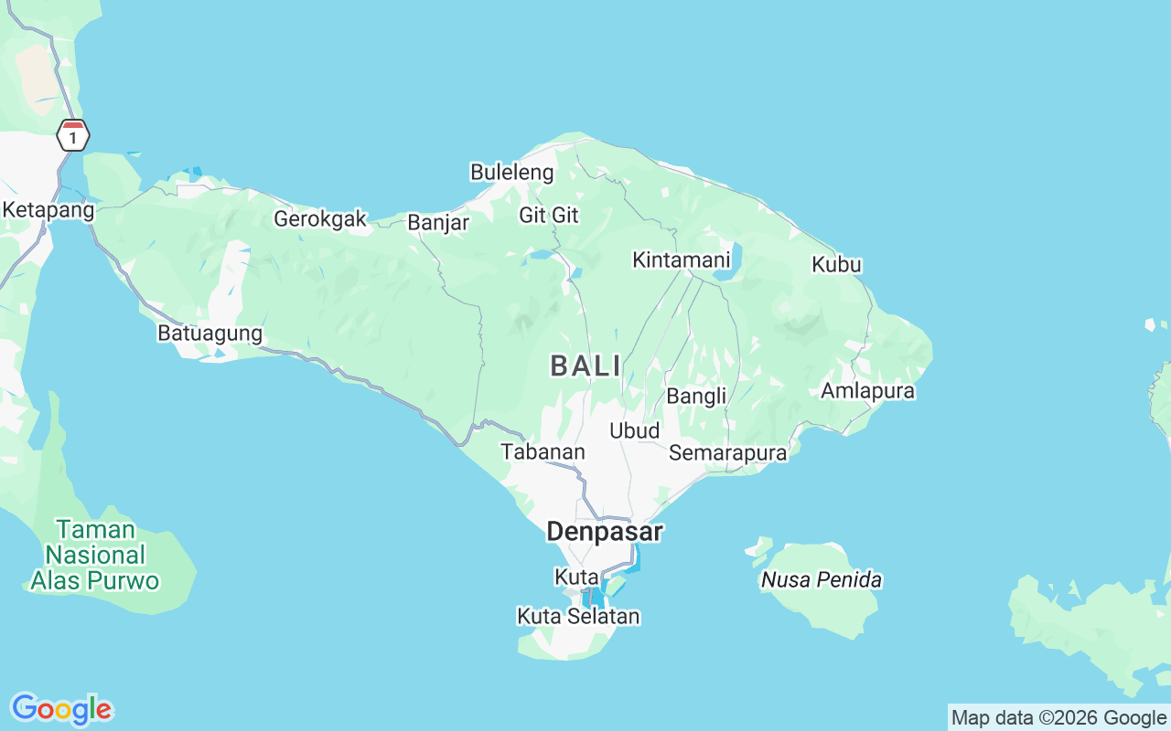 Liegeplatz Motorboot: Serangan, Bali