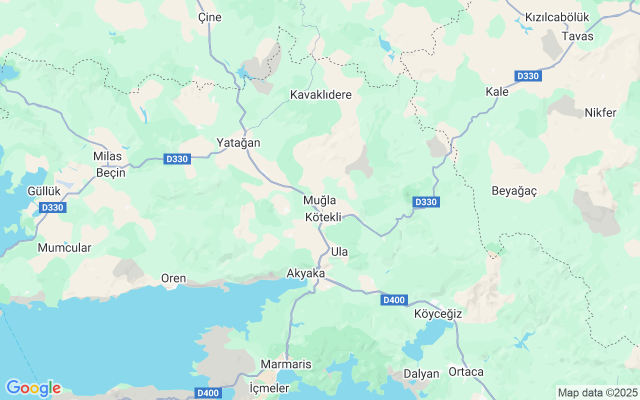 Localização do(a) Escuna: Fethiye, Muğla