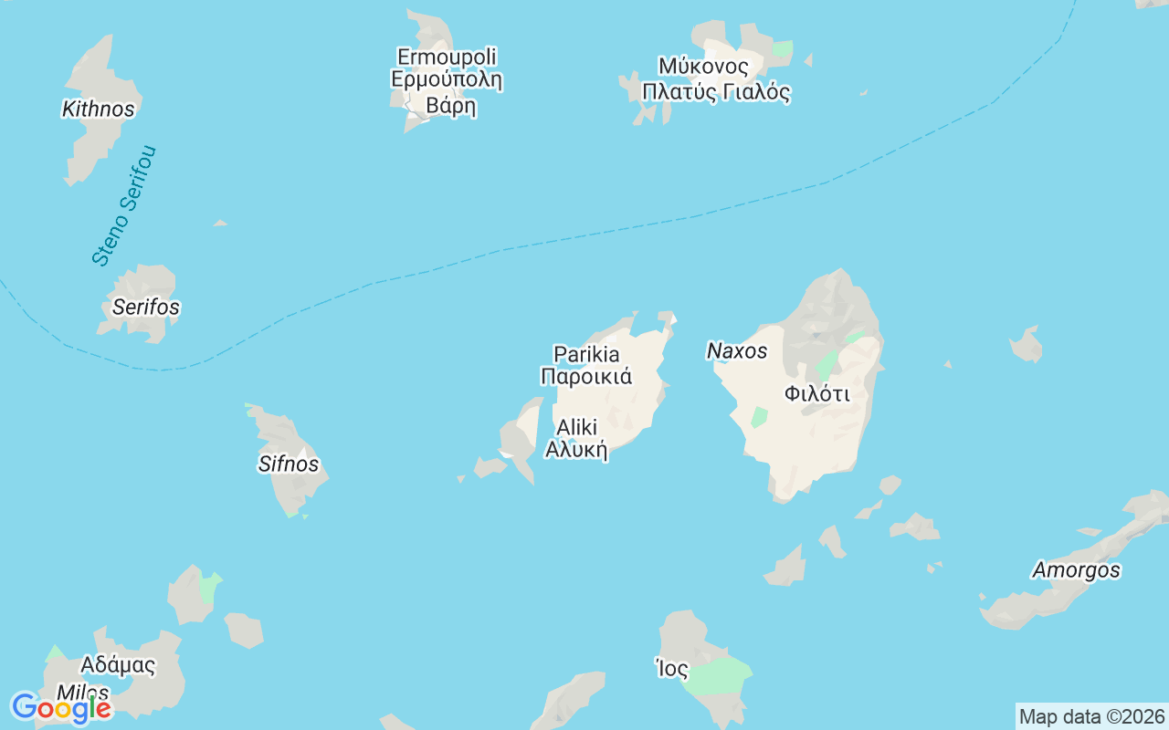 Liegeplatz RIB: Paros - Piso Livadi, Parikia 844 00