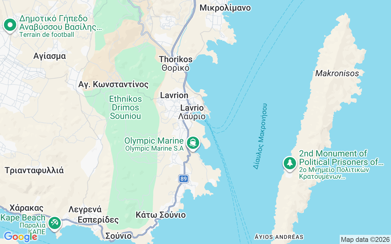 Emplacement du Catamaran: Lavrio Port, Lavrio