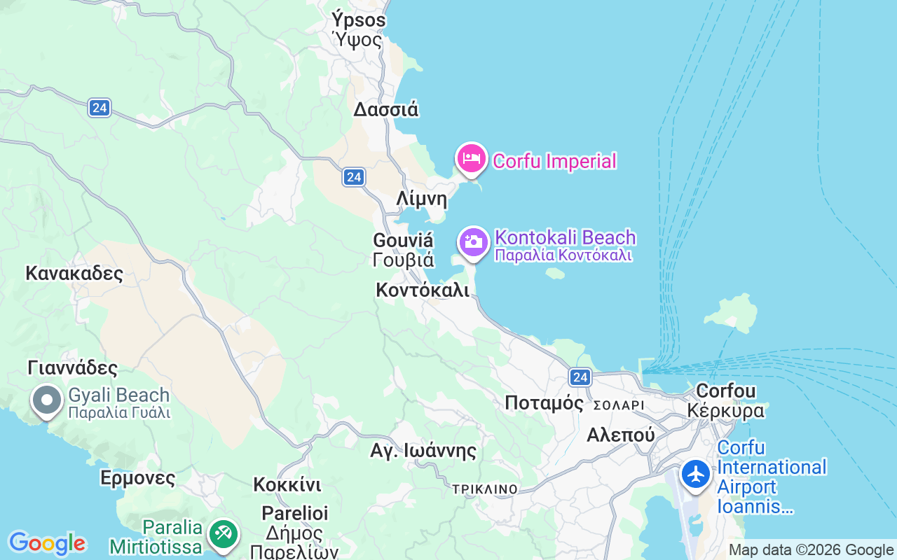 Emplacement du Catamaran: Gouvia Marina, Corfou
