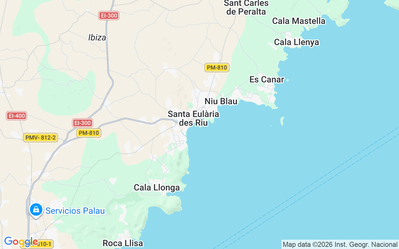 Ubicación Neumática: Marina Santa Eulalia, Eivissa