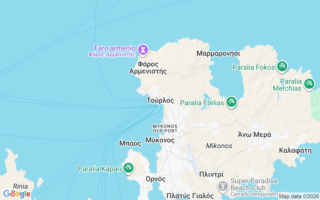 Ubicación Neumática: Tourlos Mykonos, Miconos