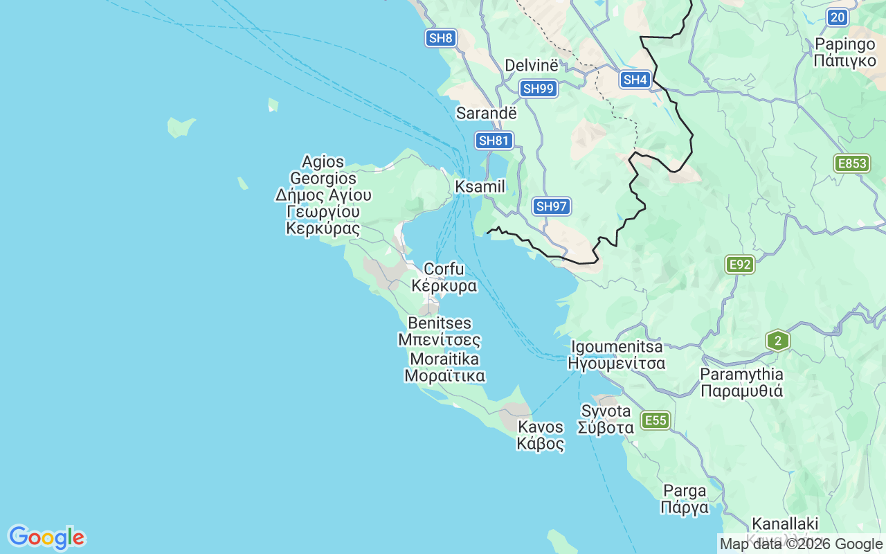 Location of the Catamaran: Corfu, Greece