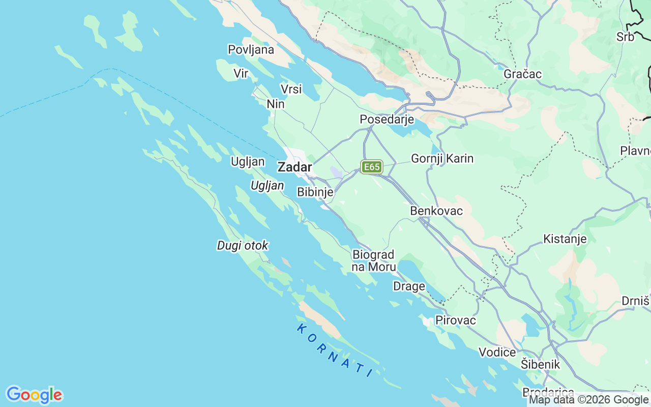 Location of the RIB: Sukošan, Sukošan