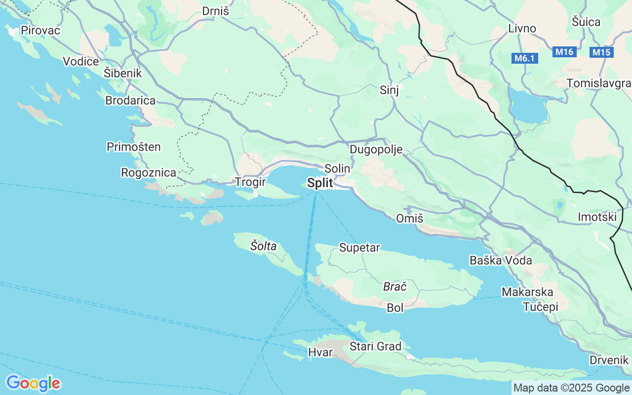 Ubicación Goleta: Puerto De Split, Croacia