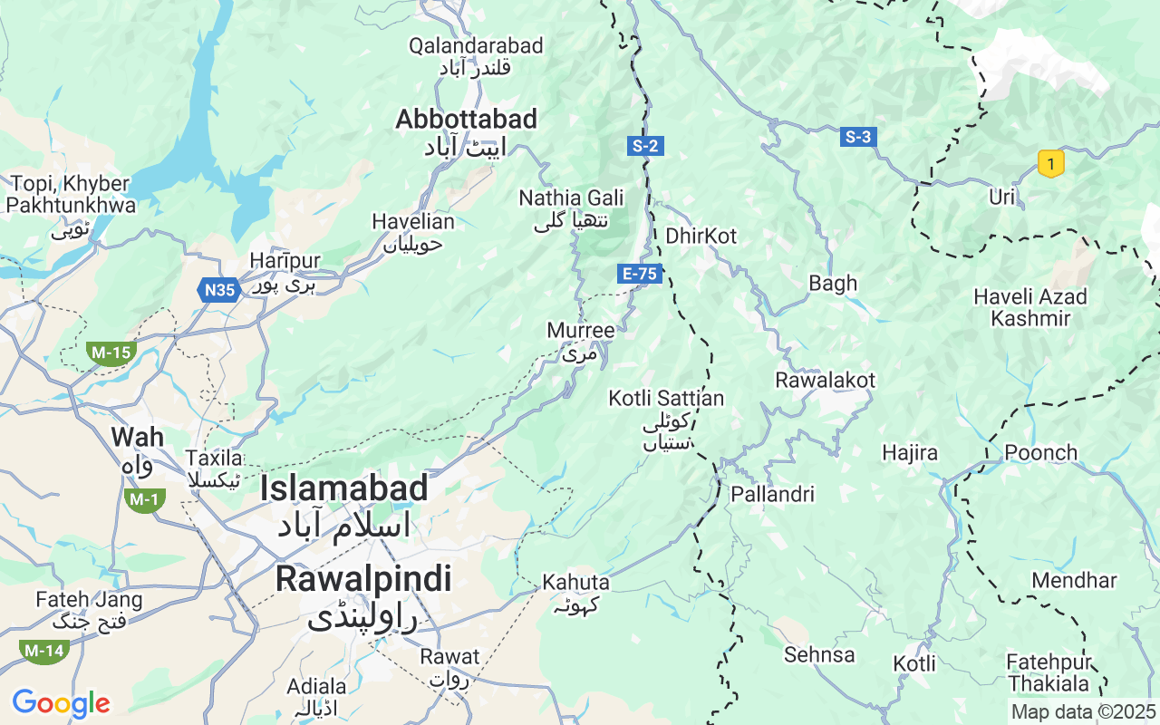 De locatie van Catamaran: Murree, Pakistan