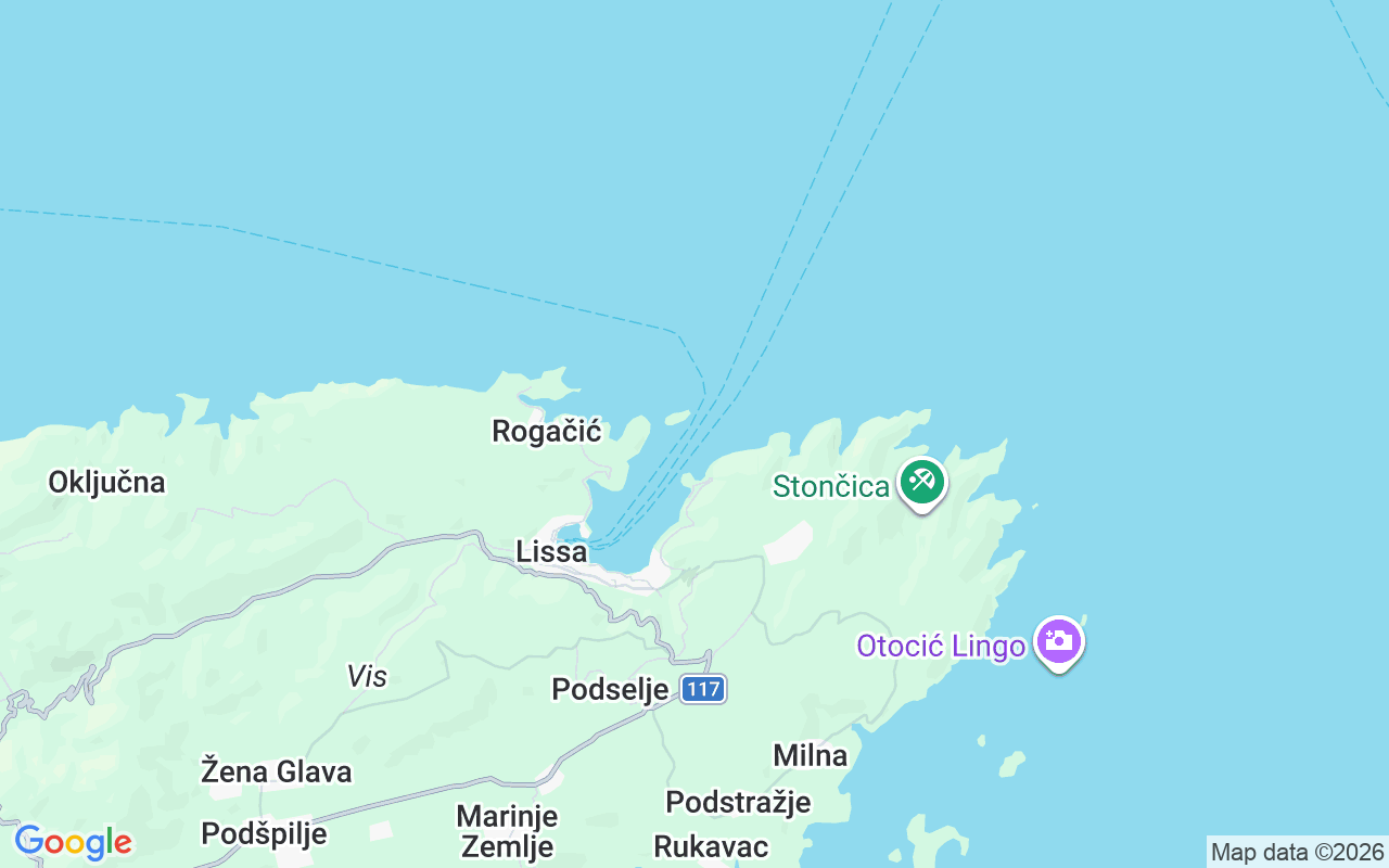 Luogo Gommone: Viska Luka Marina, Lissa