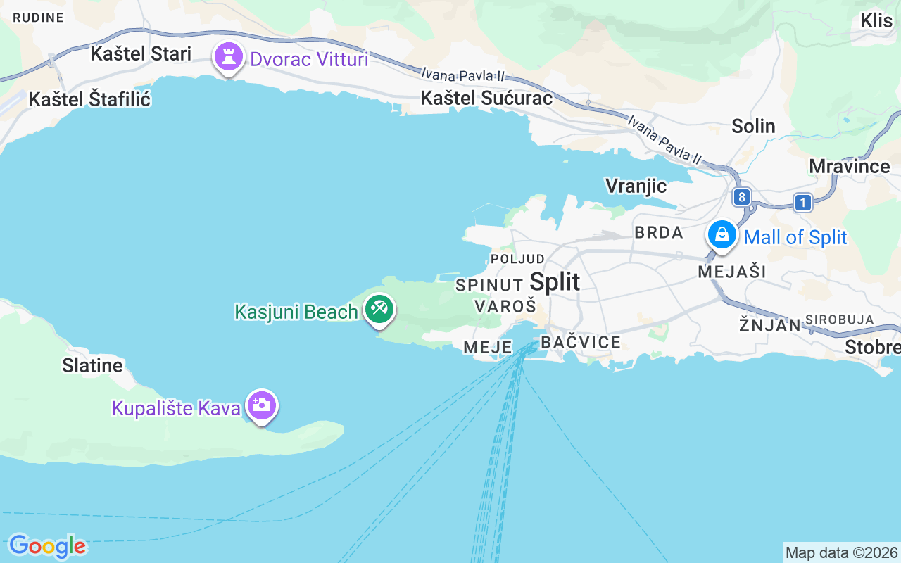 Localização do(a) Veleiro: Split, Croácia