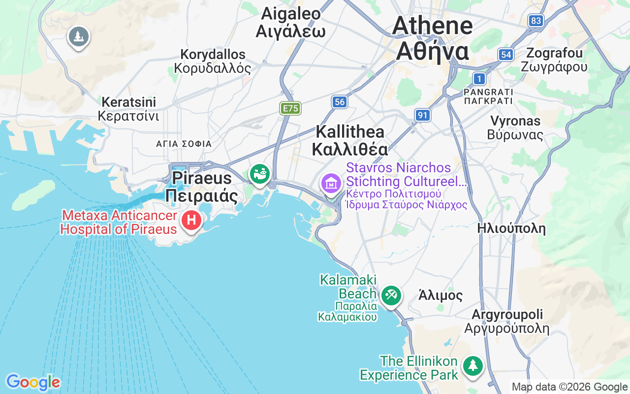 De locatie van Gulet: Marina Delta Kallithea, Athene