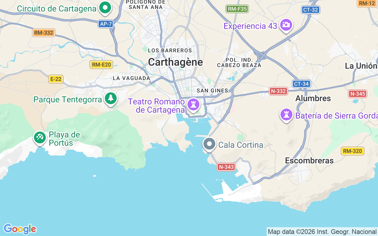 Emplacement du Voilier: Puerto De Cartagena, Carthagène
