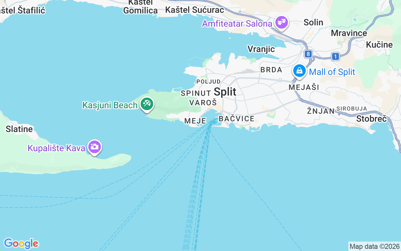 Localização do(a) Veleiro: Split, Croácia