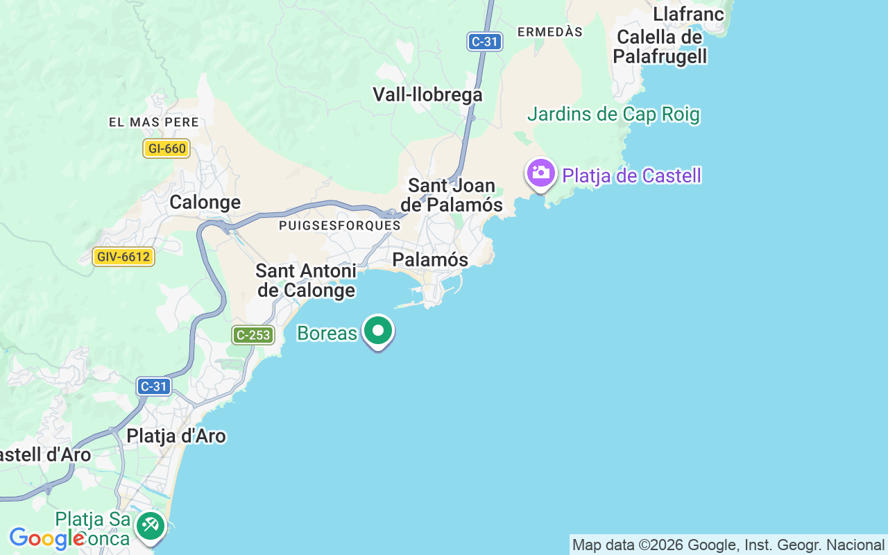 De locatie van RIB: Port Esportiu Marina Palamós, Palamós